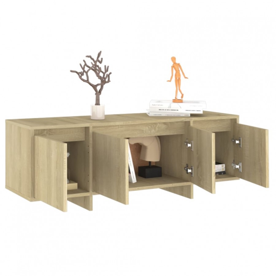 Meuble TV Chêne sonoma 120x30x40,5 cm Aggloméré Meuble TV Chêne sonoma 120x30x40,5 cm Aggloméré