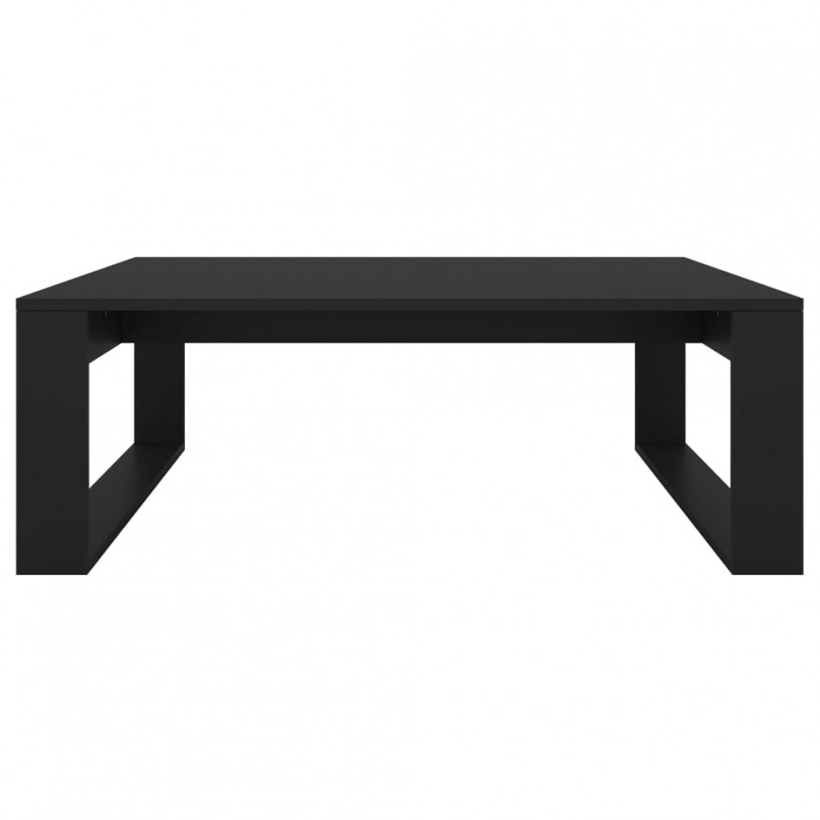 Table basse Noir 100x100x35 cm Aggloméré Table basse Noir 100x100x35 cm Aggloméré