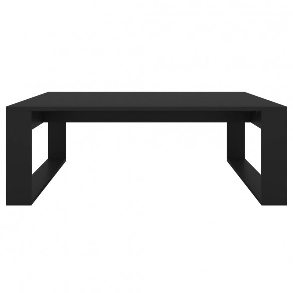 Table basse Noir 100x100x35 cm Aggloméré