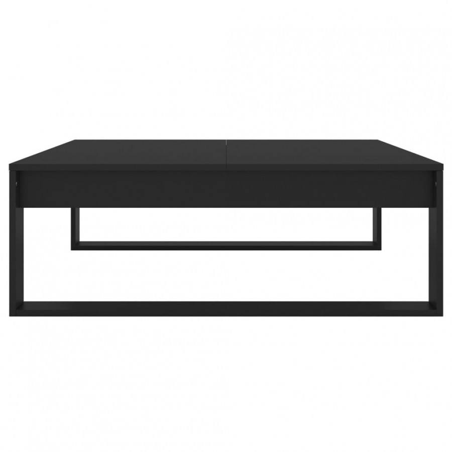 Table basse Noir 100x100x35 cm Aggloméré Table basse Noir 100x100x35 cm Aggloméré