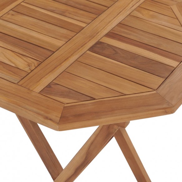 Table pliable de jardin 60x60x75 cm Bois de teck solide