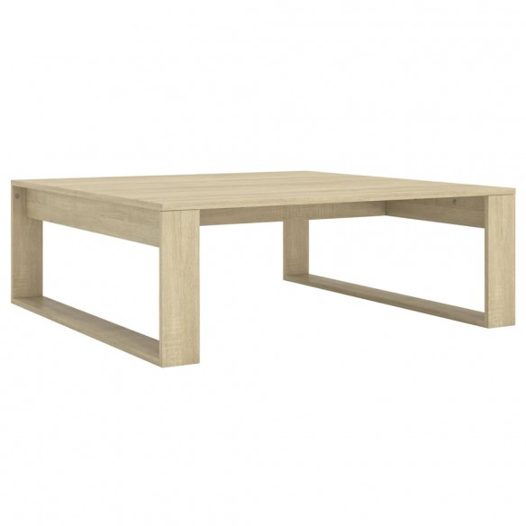 Table basse Chêne sonoma 100x100x35 cm Aggloméré