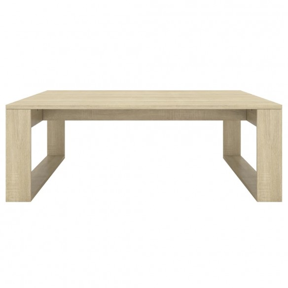 Table basse Chêne sonoma 100x100x35 cm Aggloméré