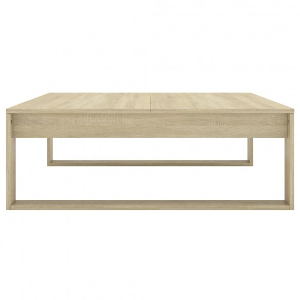 Table basse Chêne sonoma 100x100x35 cm Aggloméré