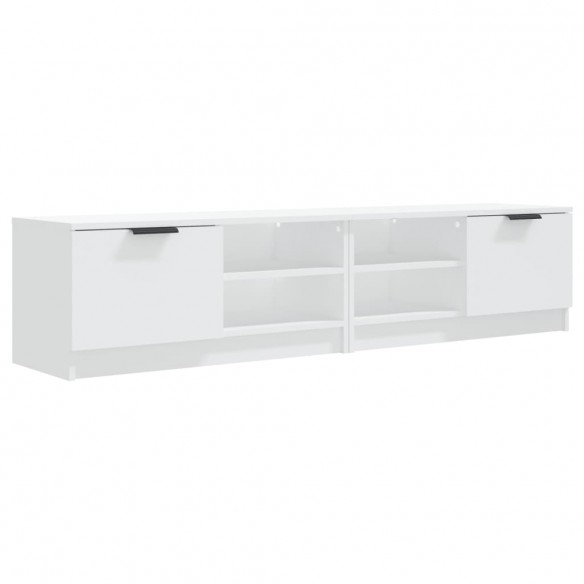 Meubles TV 2 pcs Blanc 80x35x36,5 cm Bois d'ingénierie