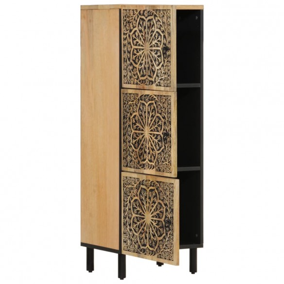 Armoire latérale 40x33x110 cm bois massif de manguier