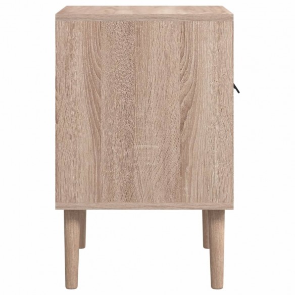 Table de chevet chêne sonoma 38,5x38,5x57 cm bois d’ingénierie