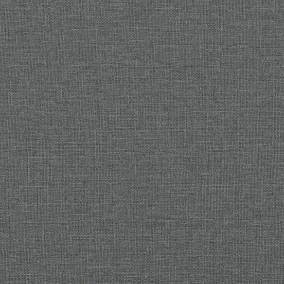 Cadre de lit avec tête de lit Gris foncé 90x190 cm Tissu