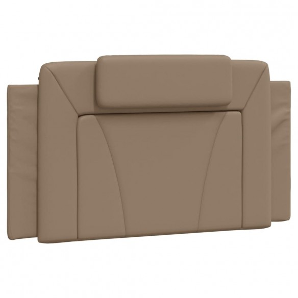 Coussin de tête de lit cappuccino 100 cm similicuir