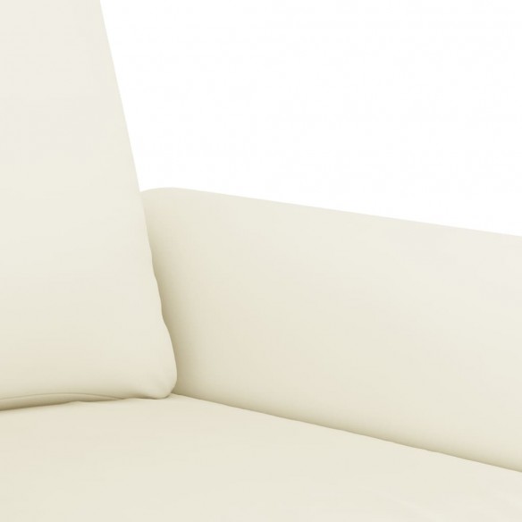 Fauteuil Crème 60 cm Velours