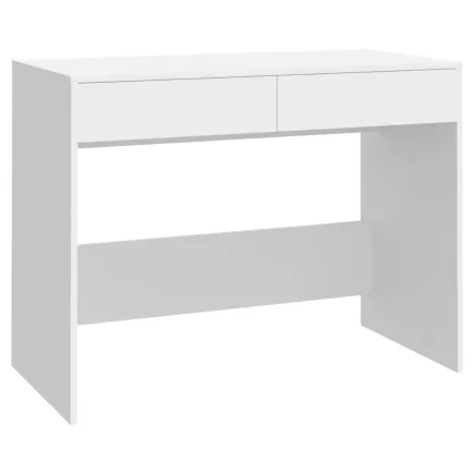Bureau Blanc 101x50x76,5 cm Aggloméré 2