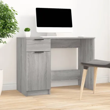 Bureau Sonoma gris 100x50x75 cm 