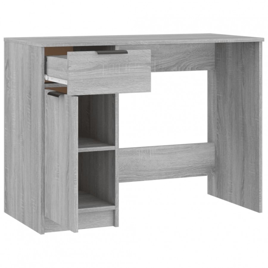 Bureau Sonoma gris 100x50x75 cm 