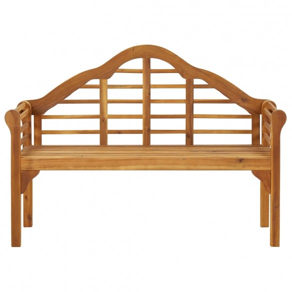 Banc de jardin avec coussin 135 cm Bois d'acacia massif