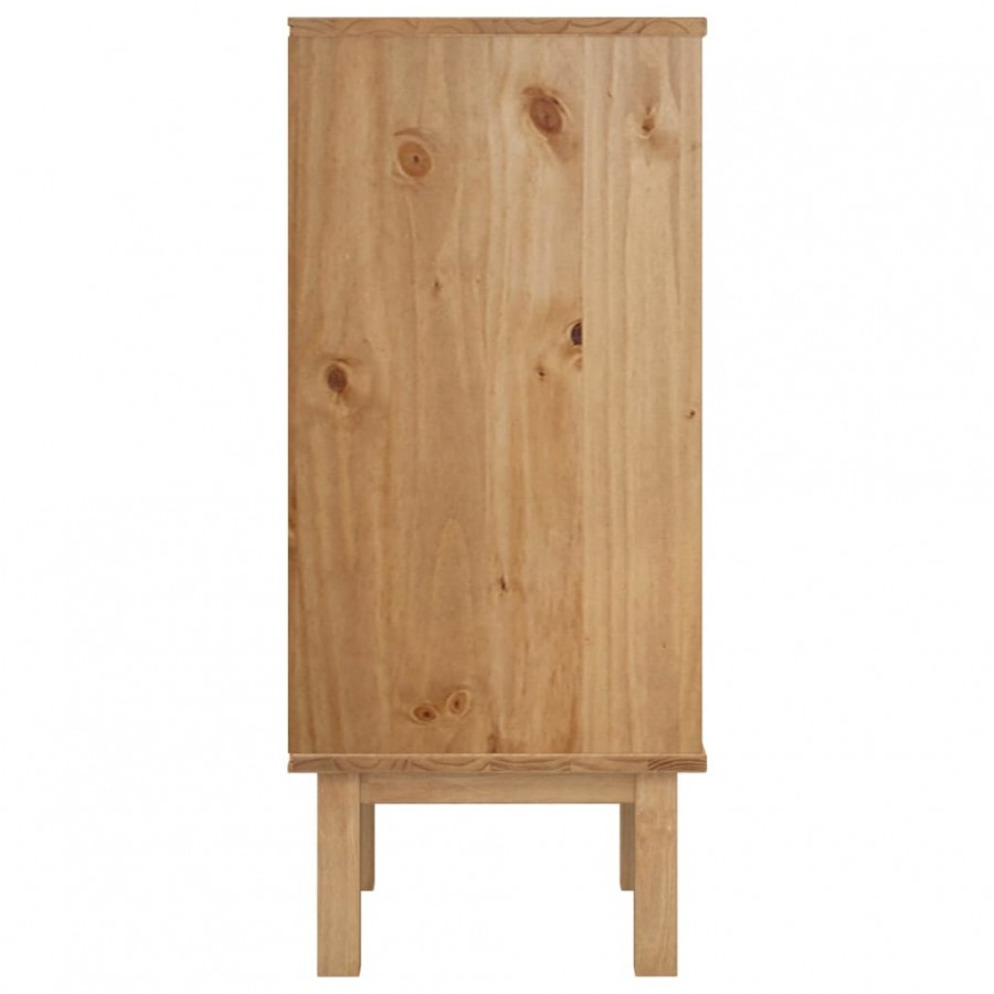Armoire à tiroirs 76,5x39,5x90 cm Bois de pin massif