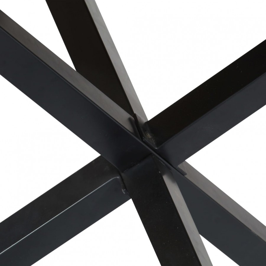 Table de salle à manger Rond 120x76 cm Bois de manguier massif