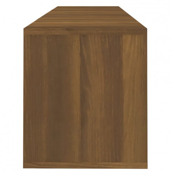 Meuble TV Chêne marron 120x30x40,5 cm Aggloméré