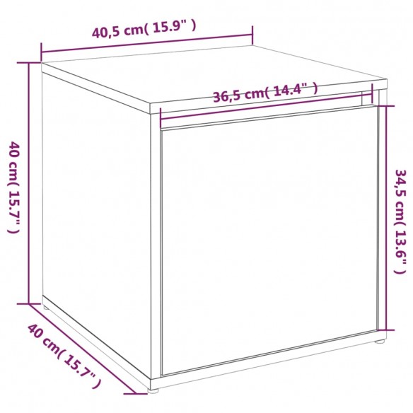 Ensemble de meubles de couloir Blanc Bois d'ingénierie