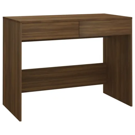 Bureau Chêne marron 101x50x76,5 cm Aggloméré 2