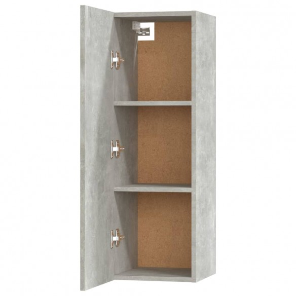 Ensemble de meubles TV 5 pcs Gris béton Bois d'ingénierie