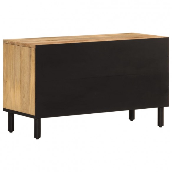 Meuble TV 80x31x46 cm bois massif de manguier