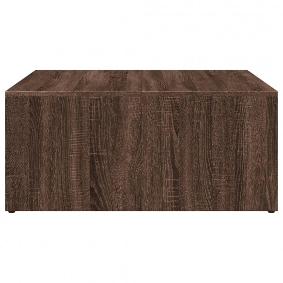 Tables basses gigognes 2 pcs chêne marron bois ingénierie métal