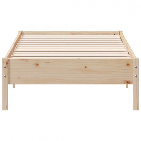 Cadre de lit 90x200 cm bois de pin massif