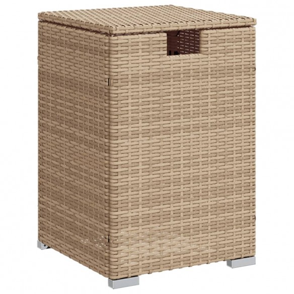 Table de couverture de bouteille de propane beige 40x40x60 cm