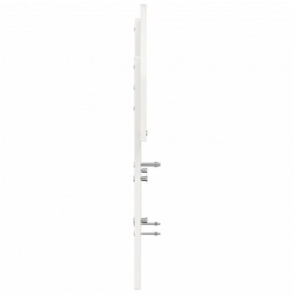 Tête de lit blanc 120 cm bois massif de pin