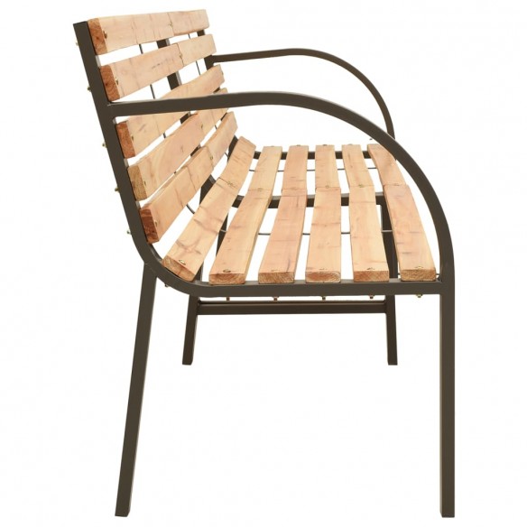 Banc double de jardin 225 cm Bois de sapin massif