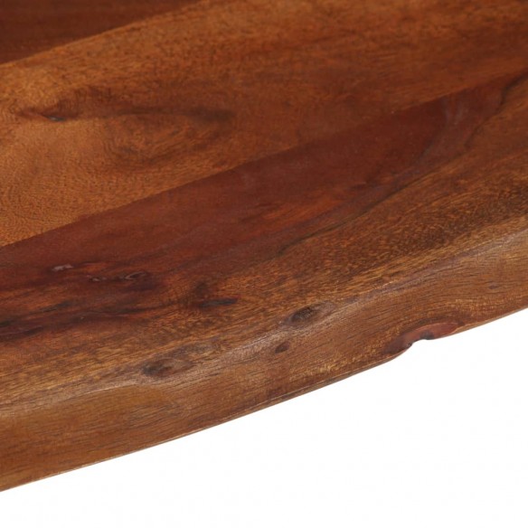 Table basse marron miel 110x55x40 cm bois massif d'acacia