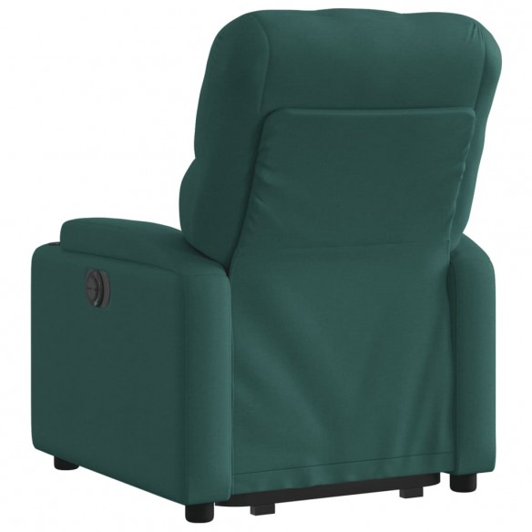 Fauteuil inclinable vert foncé tissu