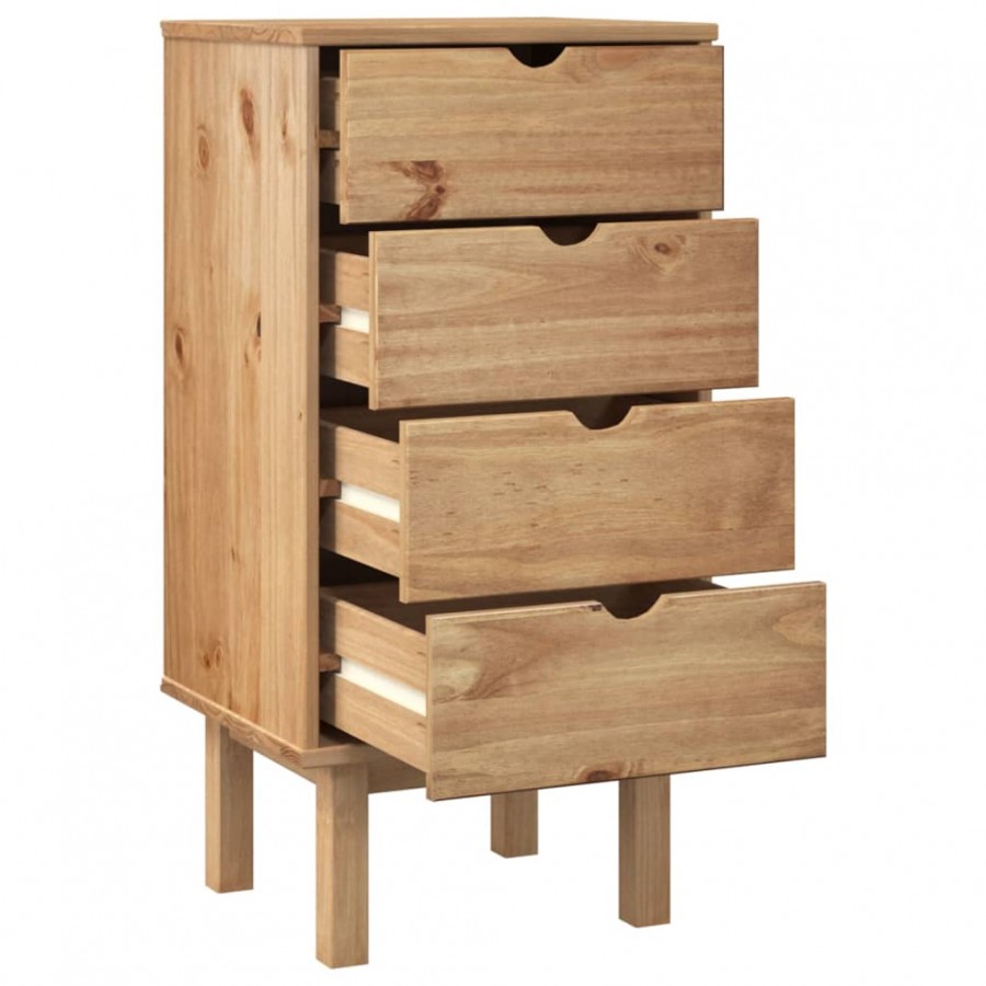 Commode OTTA 45x39x90 cm bois de pin massif
