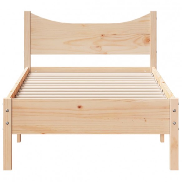 Cadre de lit 90x190 cm Bois de pin massif