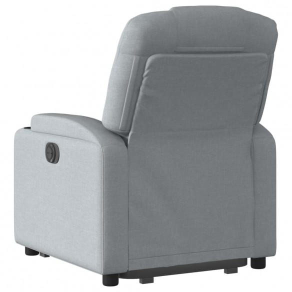 Fauteuil inclinable Gris clair Tissu