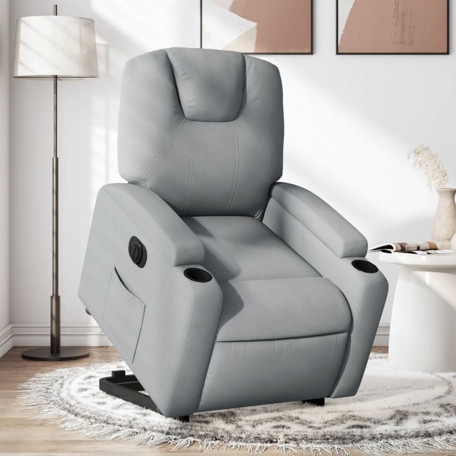 Fauteuil inclinable électrique gris...