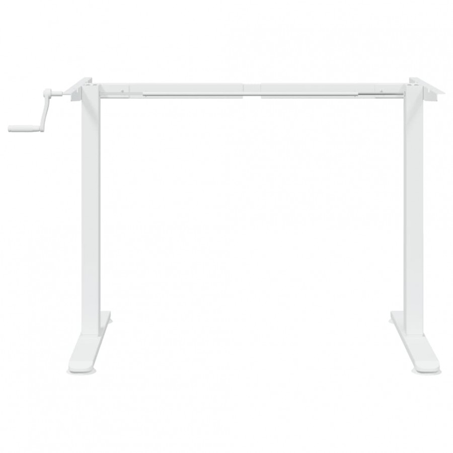 Cadre de bureau debout blanc (94-135)x60x(70-114) cm acier Cadre de bureau debout blanc (94-135)x60x(70-114) cm acier