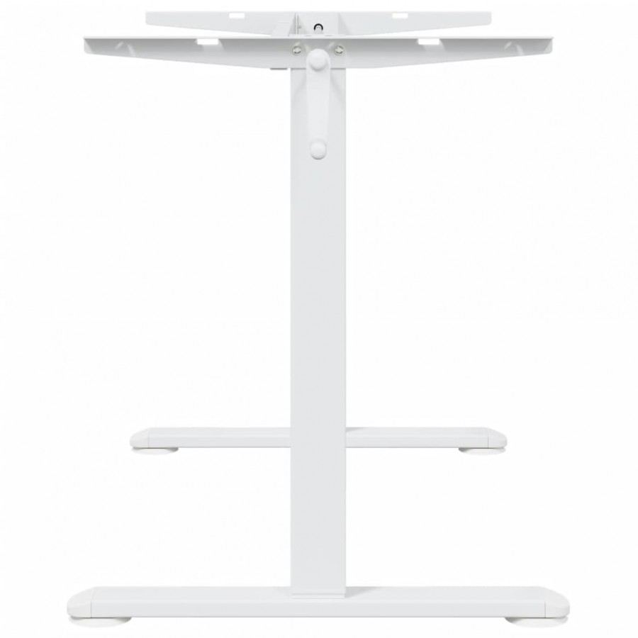 Cadre de bureau debout blanc (94-135)x60x(70-114) cm acier Cadre de bureau debout blanc (94-135)x60x(70-114) cm acier