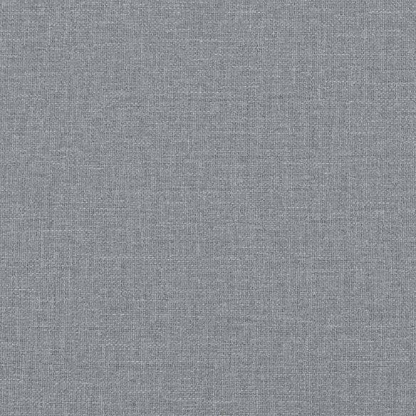 Ensemble de canapés 2 pcs avec coussins Gris clair Tissu