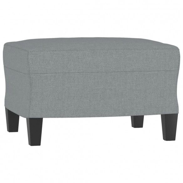 Ensemble de canapés 4 pcs avec coussins Gris clair Tissu