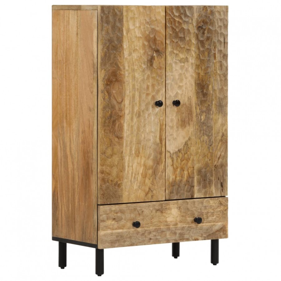 Buffet 60x33x100 cm bois de manguier massif