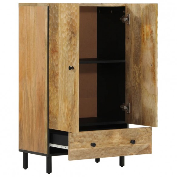 Buffet 60x33x100 cm bois de manguier massif