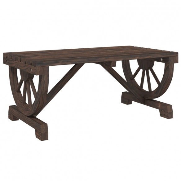 Table basse de jardin 90x50x40 cm bois de sapin massif