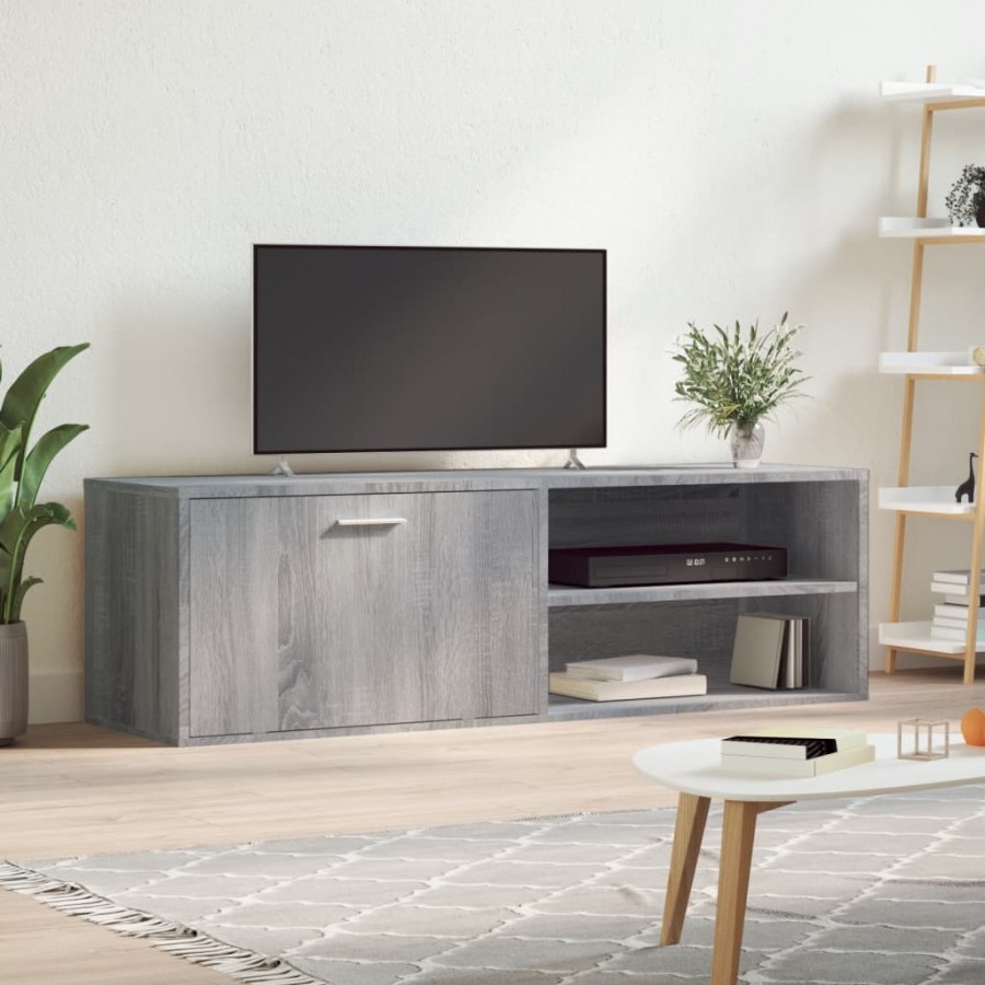 Meuble TV sonoma gris 120x34x37 cm...