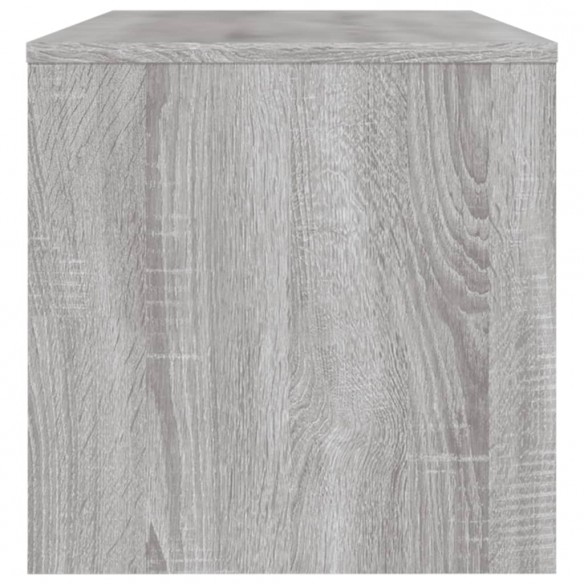 Meuble TV sonoma gris 120x34x37 cm bois d'ingénierie