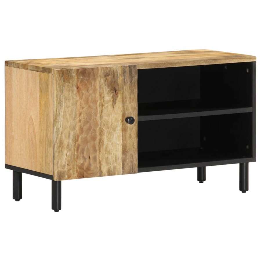 Meuble TV 80x31x46 cm bois massif de...