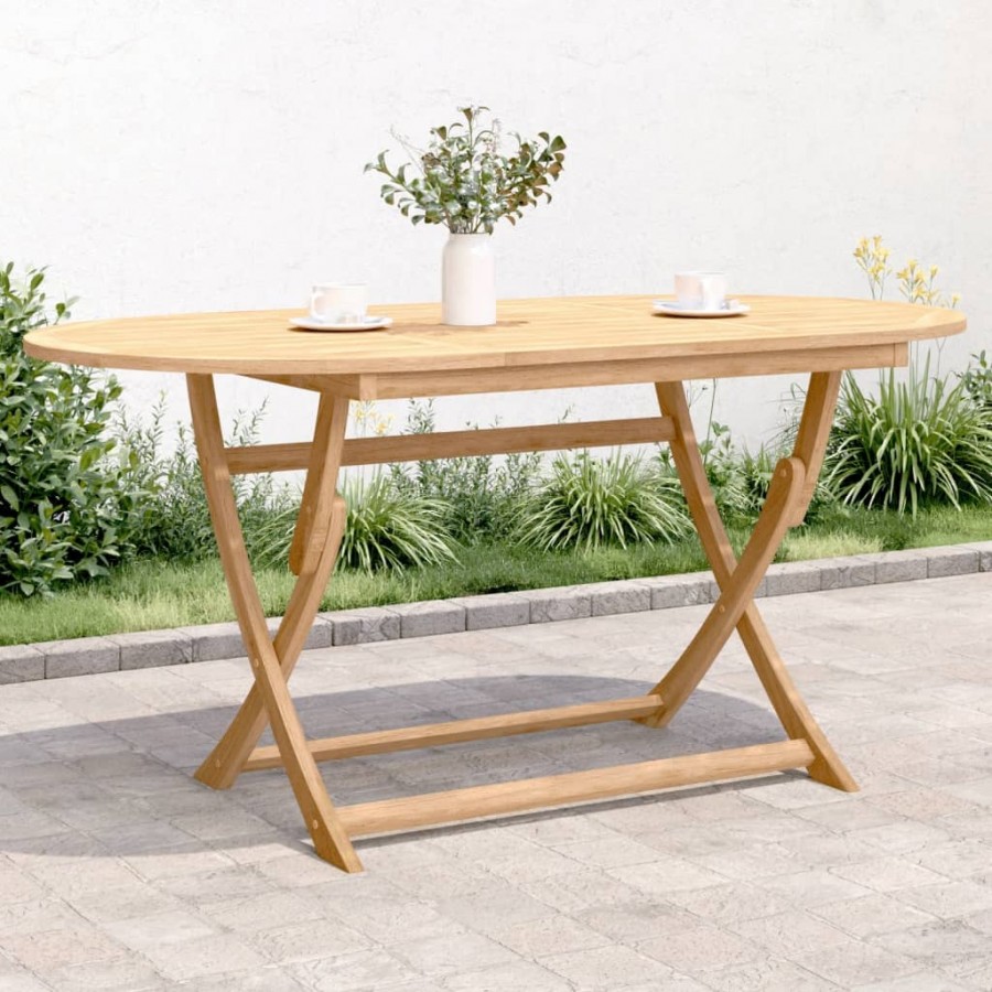 Table pliable de jardin 160x85x75 cm...