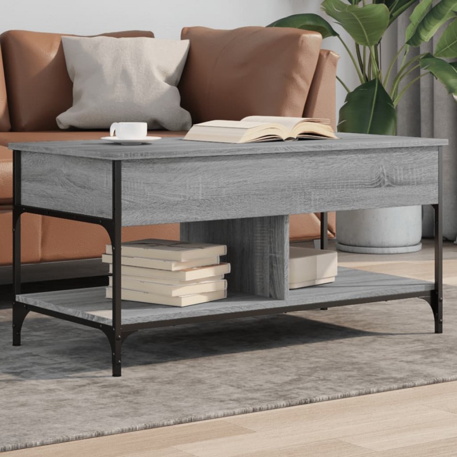 Table basse sonoma gris 100x50x50 cm...