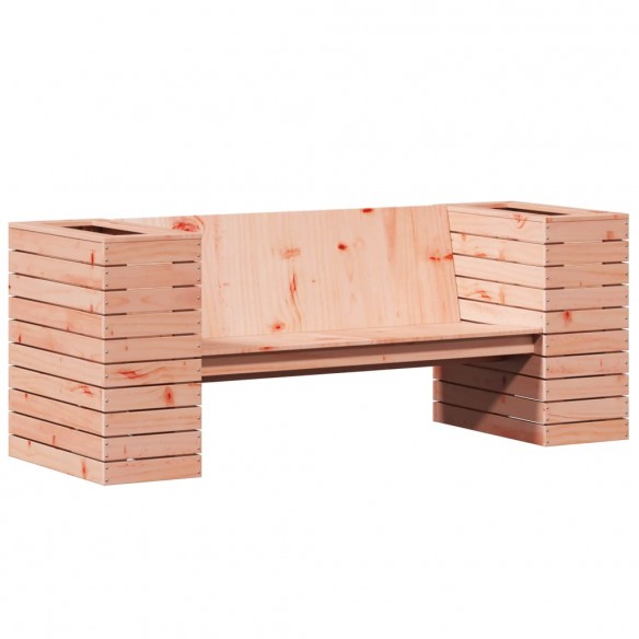 Banc avec jardinières 167,5x60x65 cm bois massif de douglas