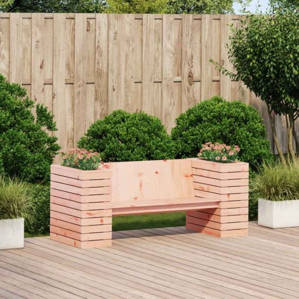 Banc avec jardinières 167,5x60x65 cm bois massif de douglas